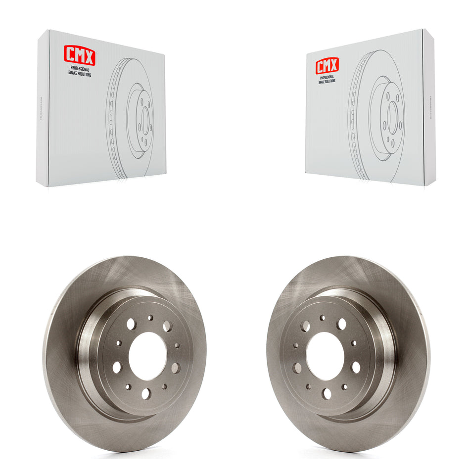 Rear Disc Brake Rotors Pair For Volvo S60 V70 XC70 S80 K8-100766