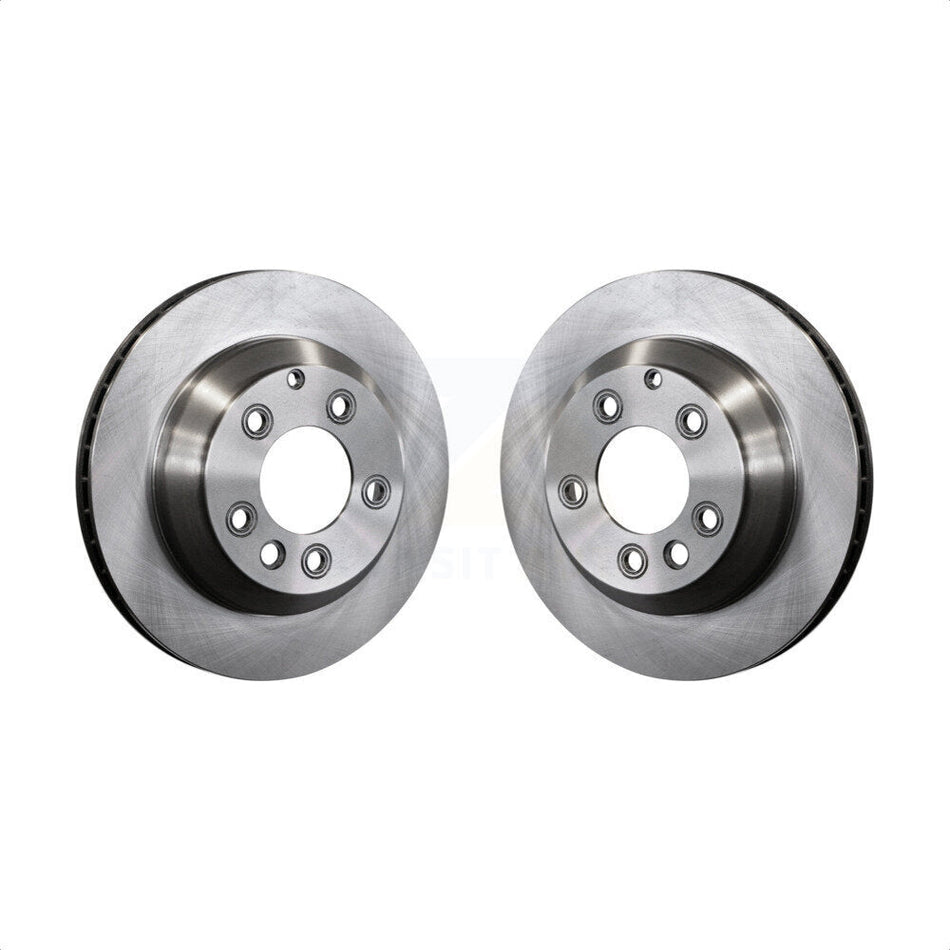 Rear Disc Brake Rotors Pair For Porsche Cayenne Audi Q7 Volkswagen Touareg K8-100800
