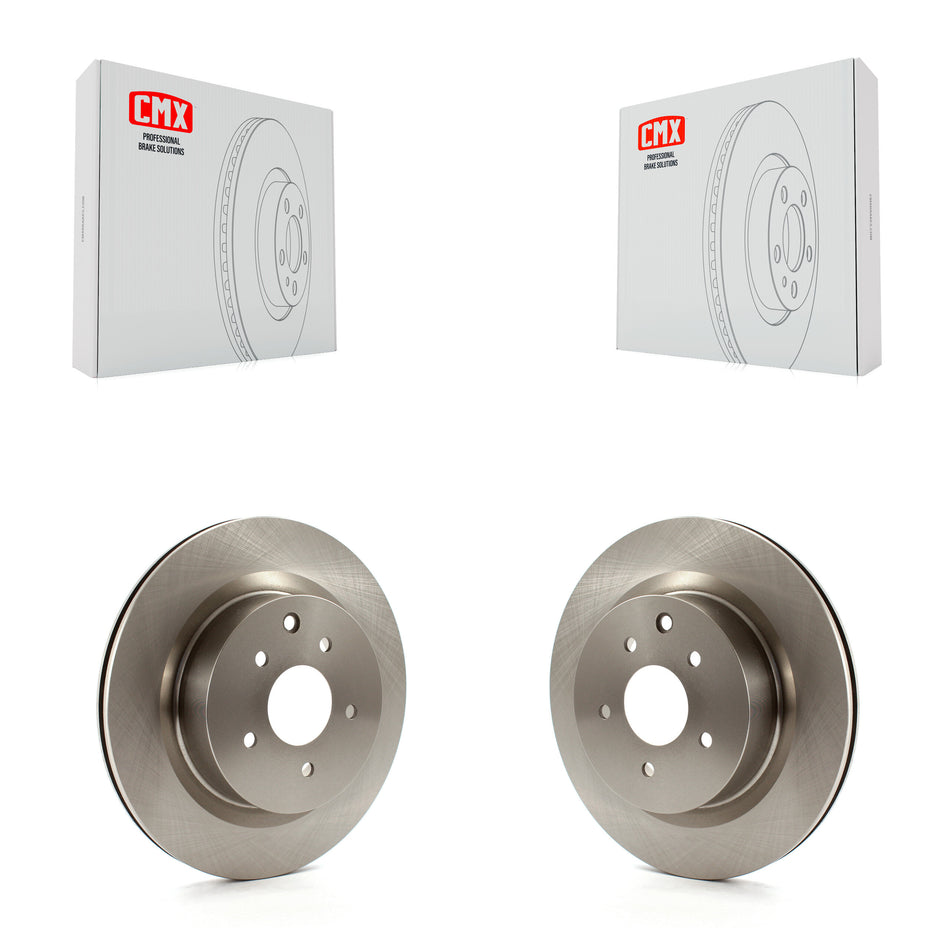 Rear Disc Brake Rotors Pair For Nissan 350Z Infiniti G35 INFINITI With Brembo Brakes K8-100801