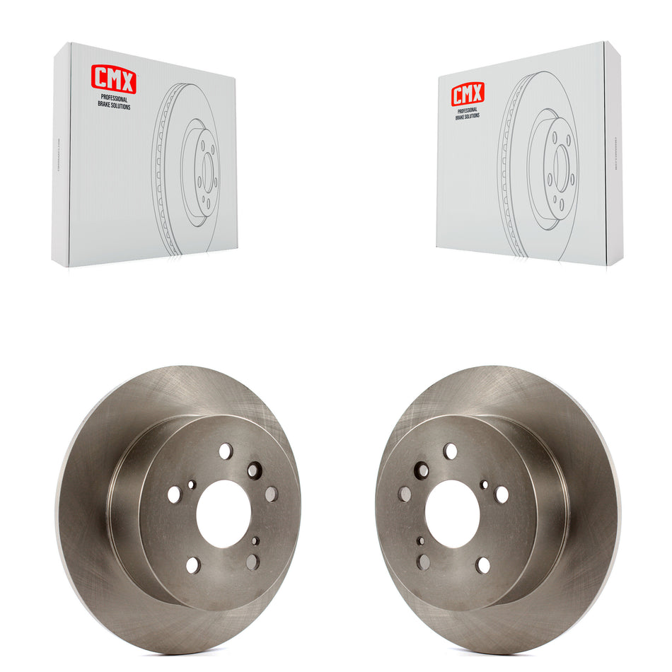 Rear Disc Brake Rotors Pair For Toyota Camry Lexus ES350 Avalon K8-100840