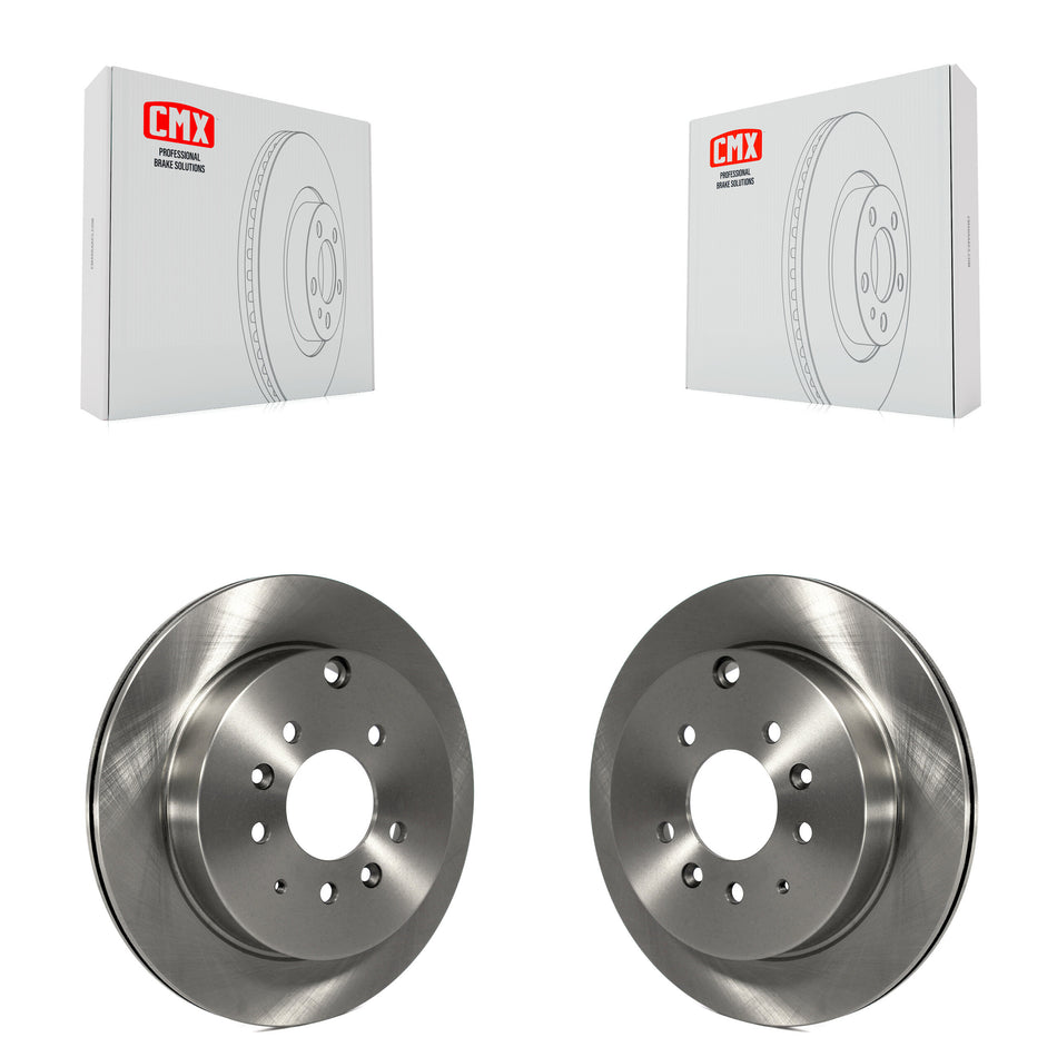 Rear Disc Brake Rotors Pair For Ford Edge Mazda CX-7 Lincoln MKX K8-100855