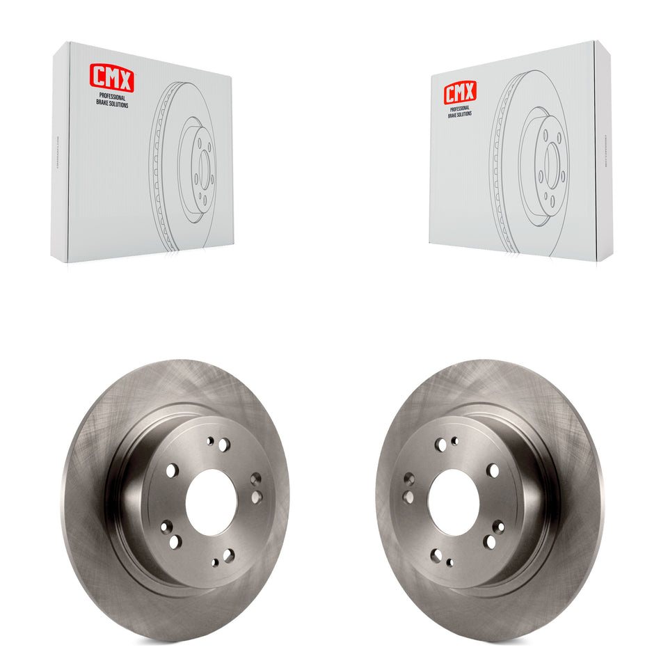 Rear Disc Brake Rotors Pair For Honda Accord HR-V Acura TSX ILX K8-100862