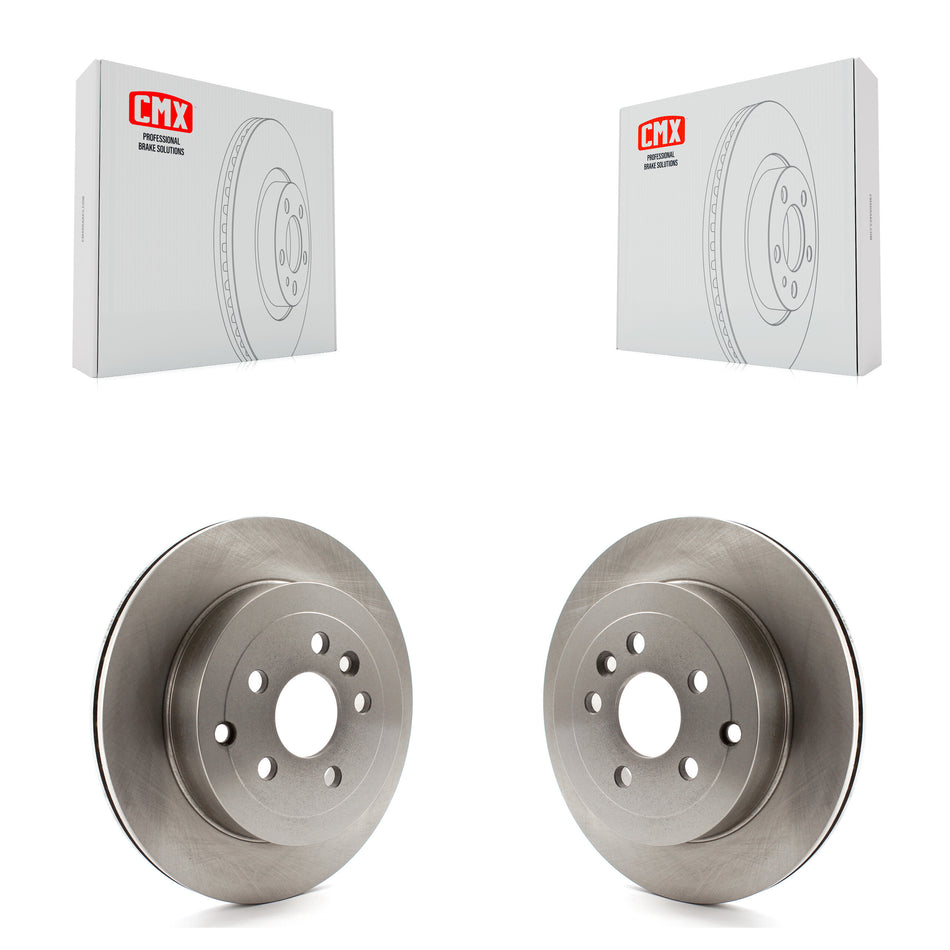 Rear Disc Brake Rotors Pair For 2008-2012 Land Rover LR2 K8-100878