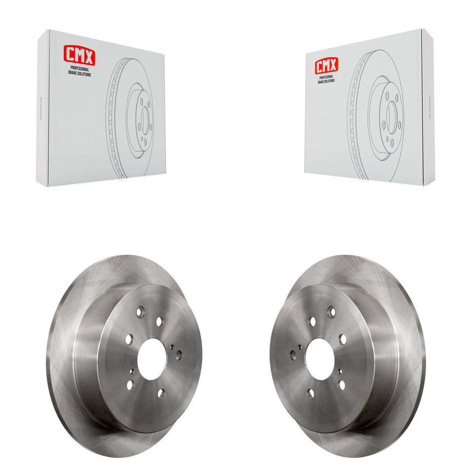 Rear Disc Brake Rotors Pair For Toyota Highlander Sienna Lexus RX350 RX450h K8-100898