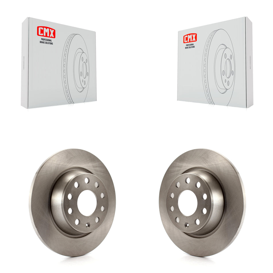 Rear Disc Brake Rotors Pair For Volkswagen Tiguan CC Jetta Audi Passat GTI A3 Eos Q3 Limited Quattro K8-100905