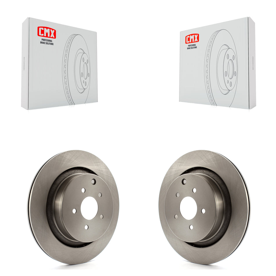 Rear Disc Brake Rotors Pair For INFINITI Q50 M37 Q60 Q70 Q70L QX70 M56 FX50 K8-100920