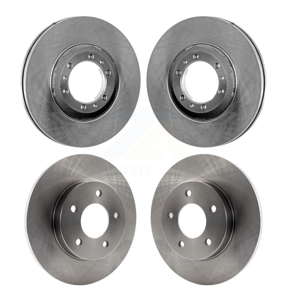 Front Rear Disc Brake Rotors Kit For Cadillac DeVille Eldorado Seville Buick Riviera Oldsmobile Aurora Allante Toronado K8-100969