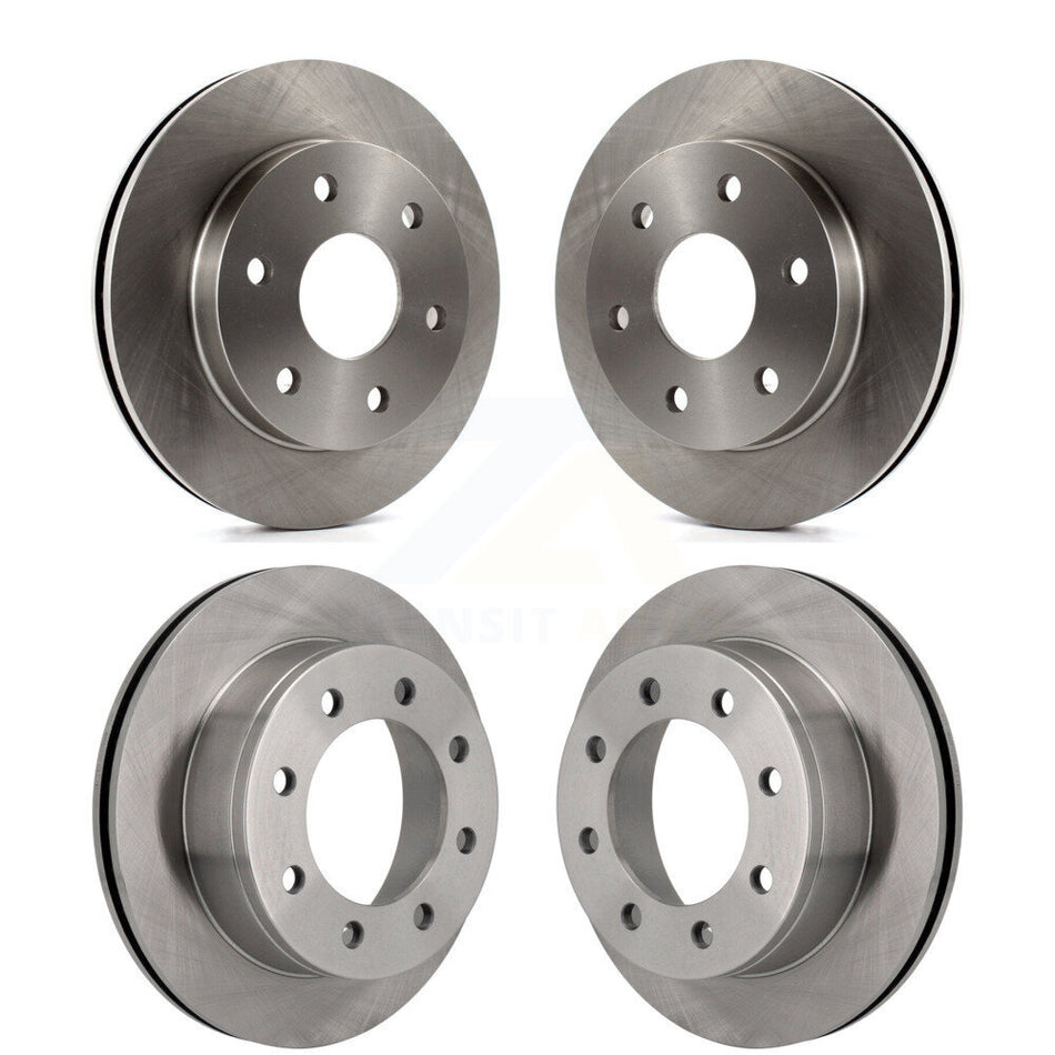 Front Rear Disc Brake Rotors Kit For 2006-2006 Chevrolet Express 2500 GMC Savana K8-100981
