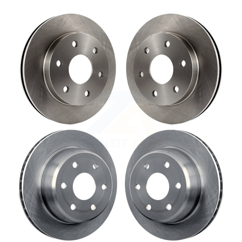 Front Rear Disc Brake Rotors Kit For Chevrolet Silverado 1500 GMC Tahoe Sierra Suburban Yukon Avalanche XL Cadillac Escalade Express ESV EXT Savana K8-100983