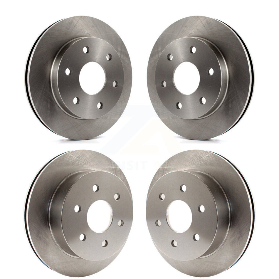 Front Rear Disc Brake Rotors Kit For Chevrolet Express 2500 GMC Savana K8-100984