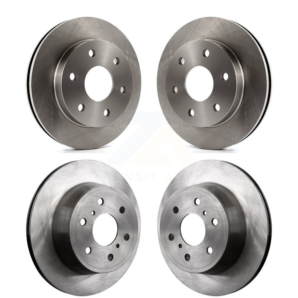 Front Rear Disc Brake Rotors Kit For 2007-2007 Chevrolet Silverado 1500 GMC Sierra Classic K8-100985