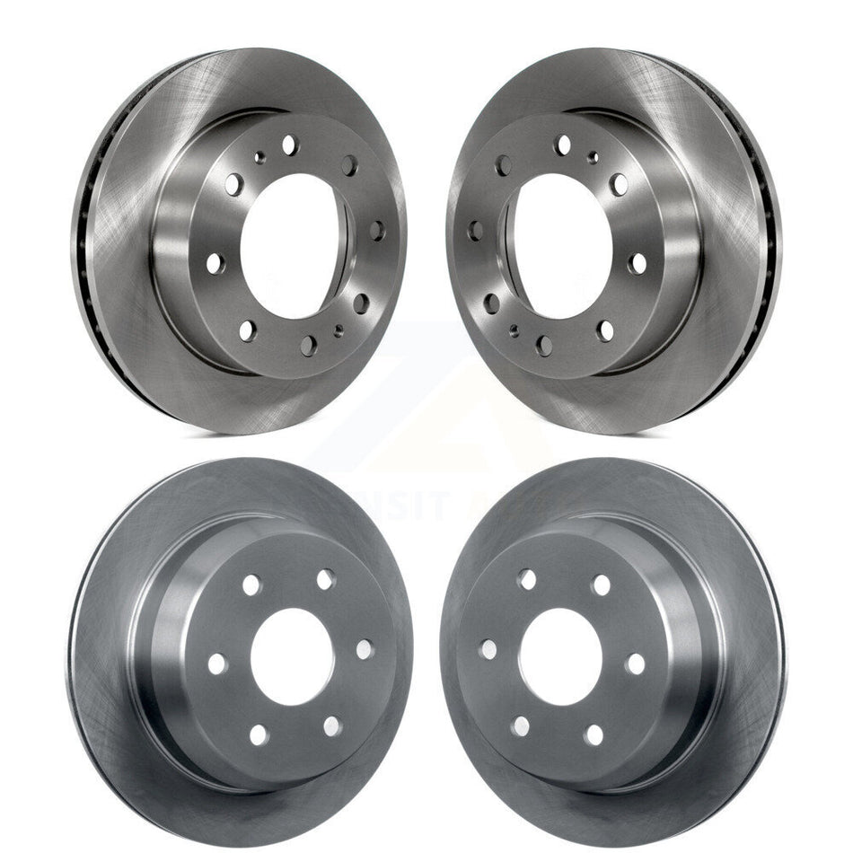 Front Rear Disc Brake Rotors Kit For 2003-2003 Chevrolet Silverado 2500 HD Suburban GMC Sierra K8-100986