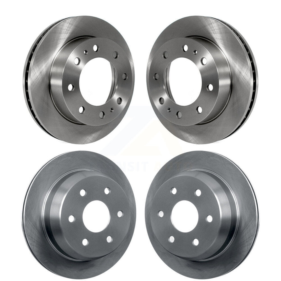 Front Rear Disc Brake Rotors Kit For 2003-2003 Chevrolet Silverado 2500 HD Suburban GMC Sierra K8-100986