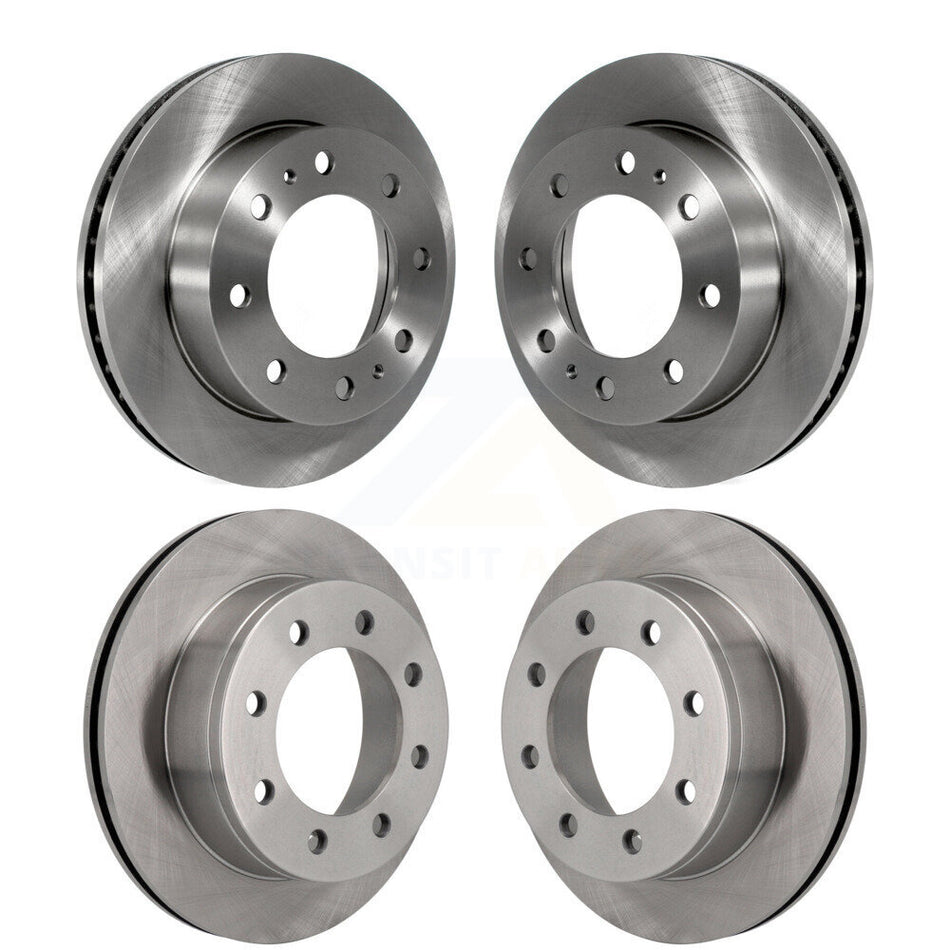 Front Rear Disc Brake Rotors Kit For Chevrolet Silverado 2500 HD GMC Sierra Express 3500 Savana Classic Suburban Yukon XL Avalanche K8-100987