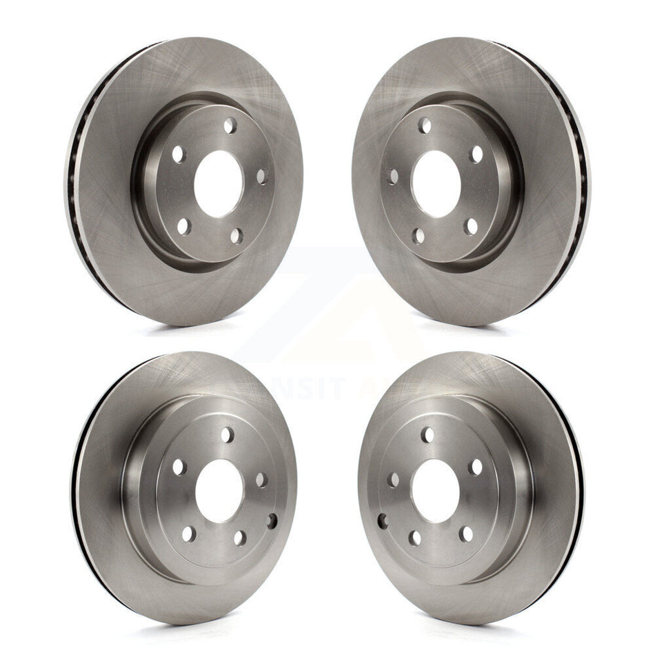 Front Rear Disc Brake Rotors Kit For 2008-2009 Pontiac G8 Base K8-101042