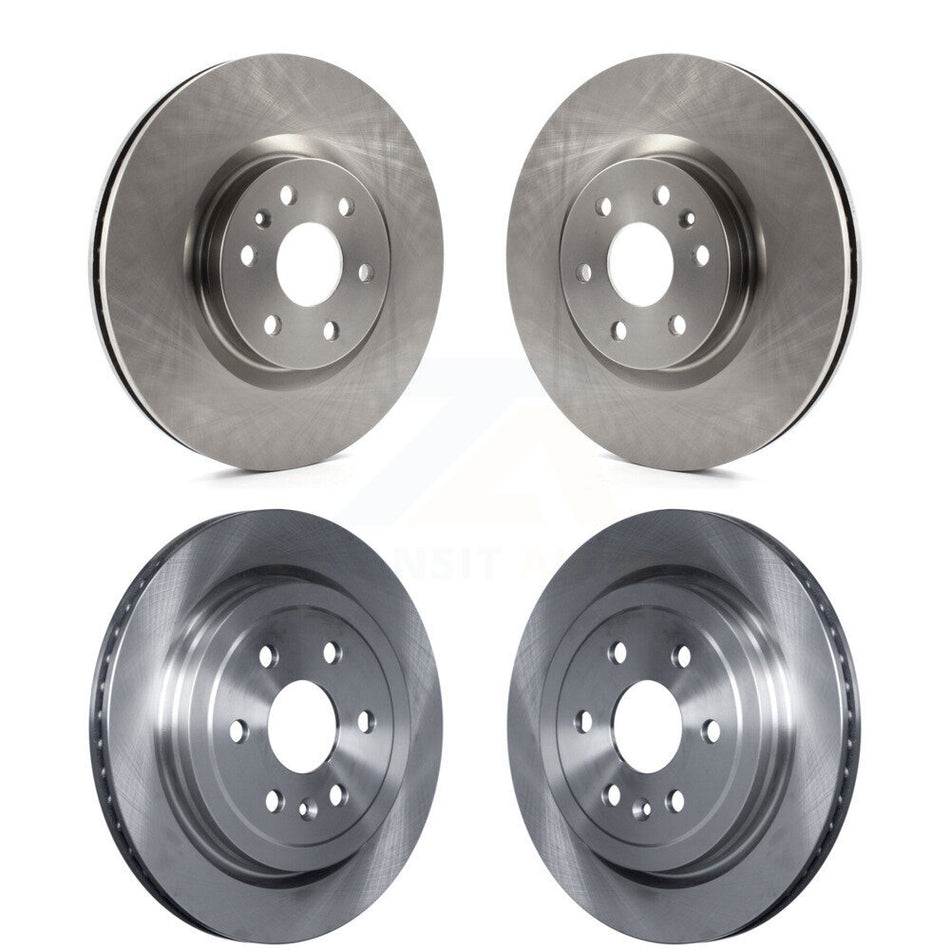 Front Rear Disc Brake Rotors Kit For Cadillac SRX Saab 9-4X K8-101049