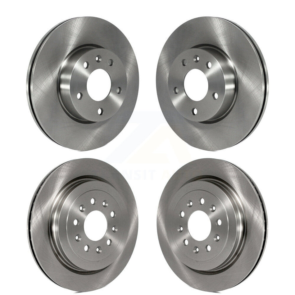 Front Rear Disc Brake Rotors Kit For Cadillac ATS K8-101062