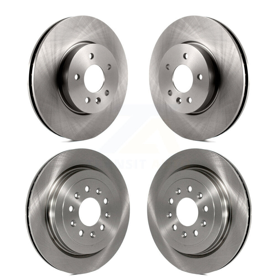 Front Rear Disc Brake Rotors Kit For Cadillac ATS K8-101063