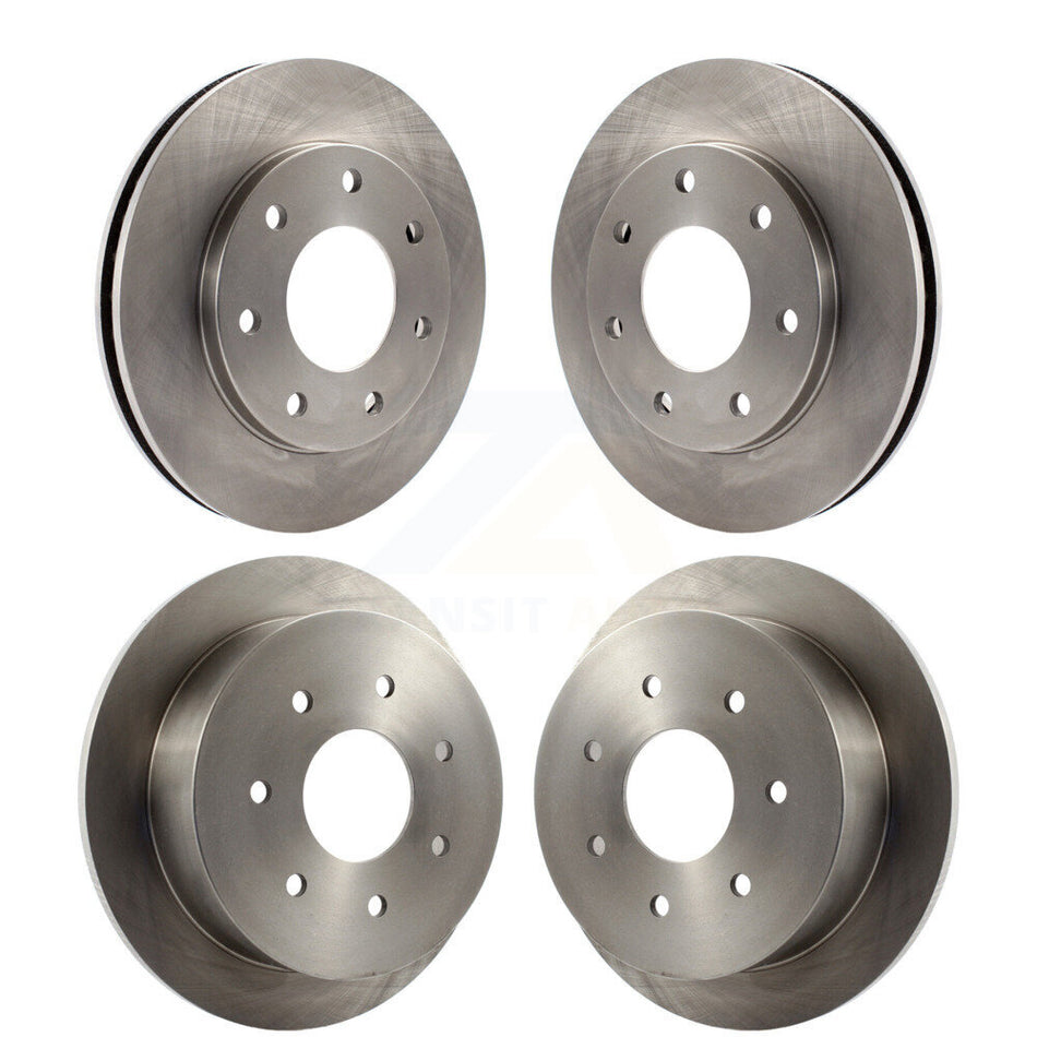 Front Rear Disc Brake Rotors Kit For Ford F-150 F-250 HD 4WD K8-101083