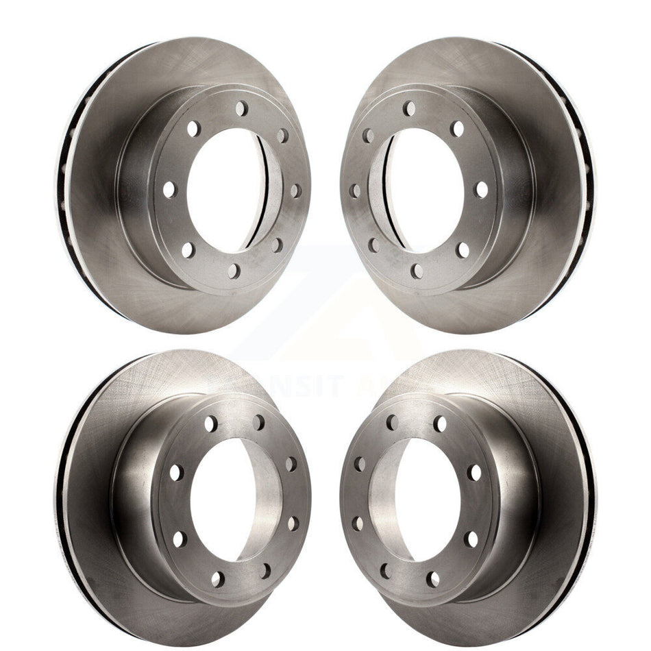 Front Rear Disc Brake Rotors Kit For Ford F-250 Super Duty Excursion 4WD K8-101089