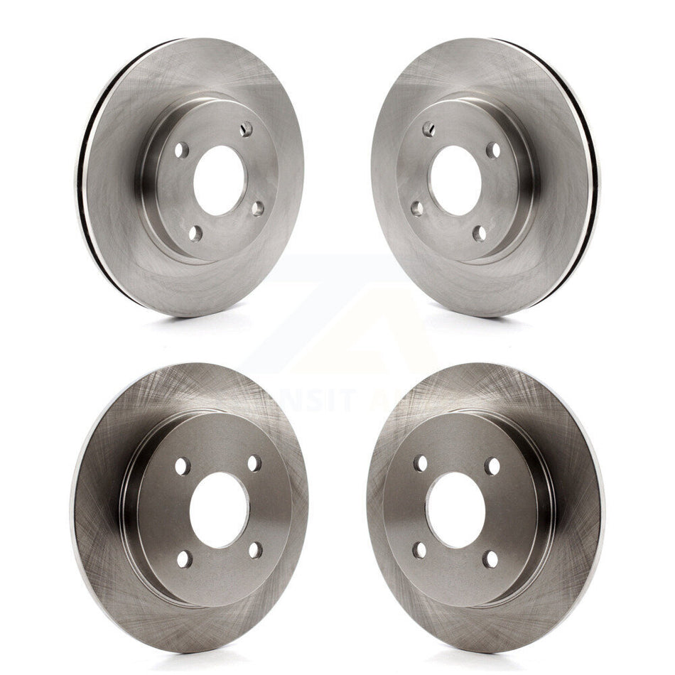 Front Rear Disc Brake Rotors Kit For Ford Focus K8-101093