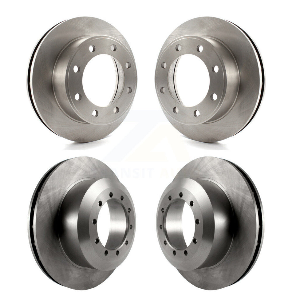Front Rear Disc Brake Rotors Kit For Ford F-450 Super Duty F-550 K8-101094