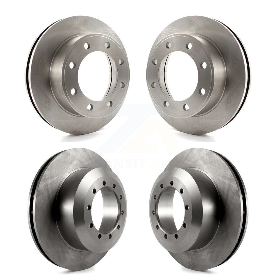 Front Rear Disc Brake Rotors Kit For Ford F-450 Super Duty F-550 K8-101094