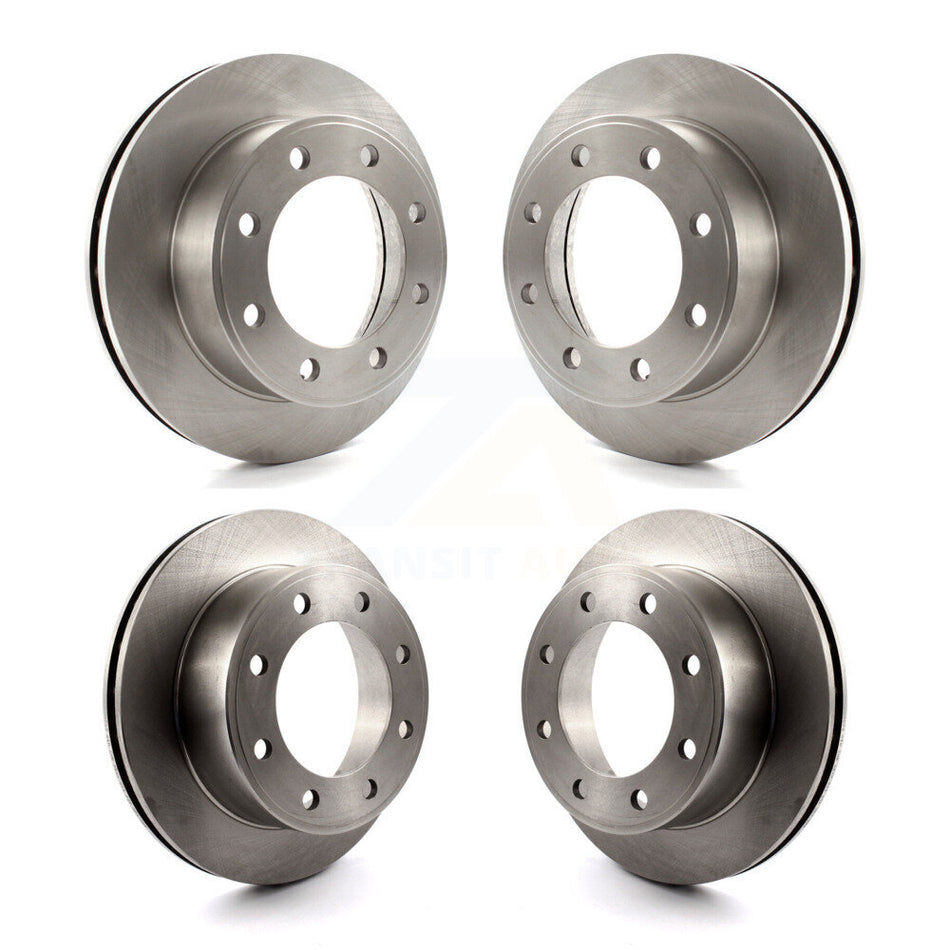 Front Rear Disc Brake Rotors Kit For Ford F-250 Super Duty Excursion 4WD K8-101095