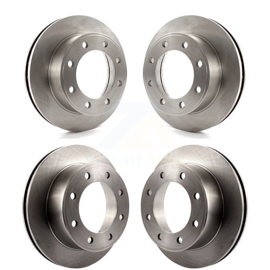 Front Rear Disc Brake Rotors Kit For Ford F-250 Super Duty Excursion 4WD K8-101095