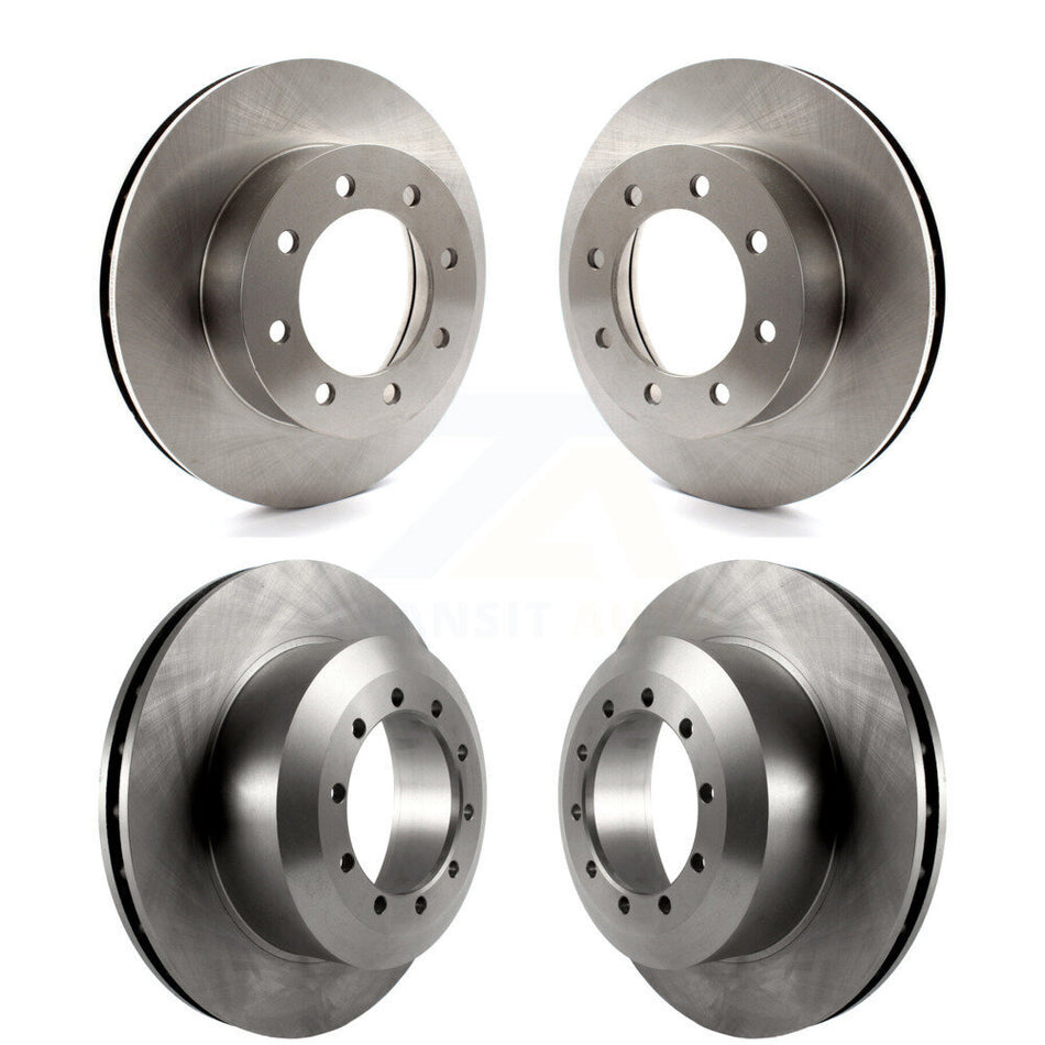 Front Rear Disc Brake Rotors Kit For Ford E-550 Super Duty F-450 F-550 Econoline K8-101096