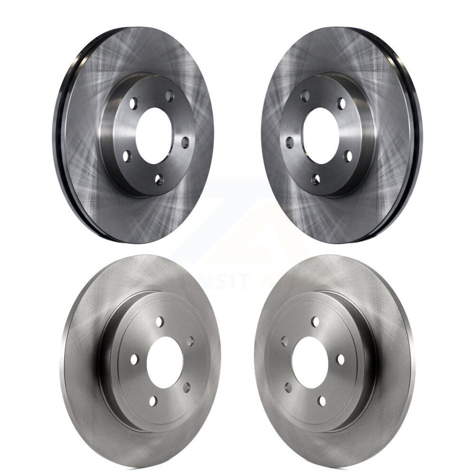 Front Rear Disc Brake Rotors Kit For Mazda Tribute Mercury Mariner K8-101101