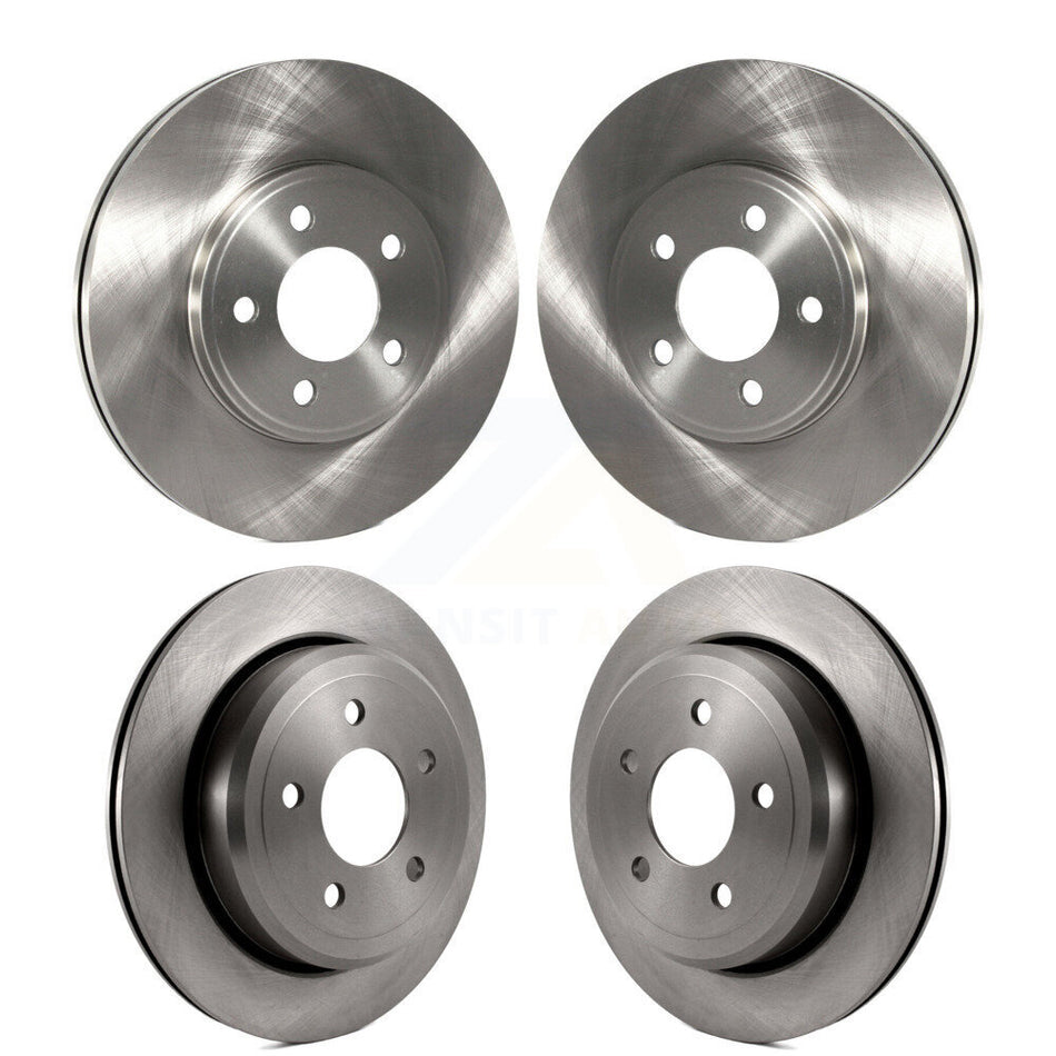 Front Rear Disc Brake Rotors Kit For Ford Crown Victoria Mercury Grand Marquis Marauder K8-101108