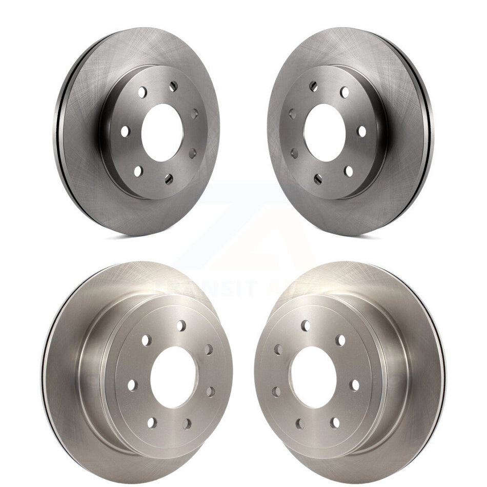 Front Rear Disc Brake Rotors Kit For Ford F-150 Lincoln Mark LT 4WD K8-101112