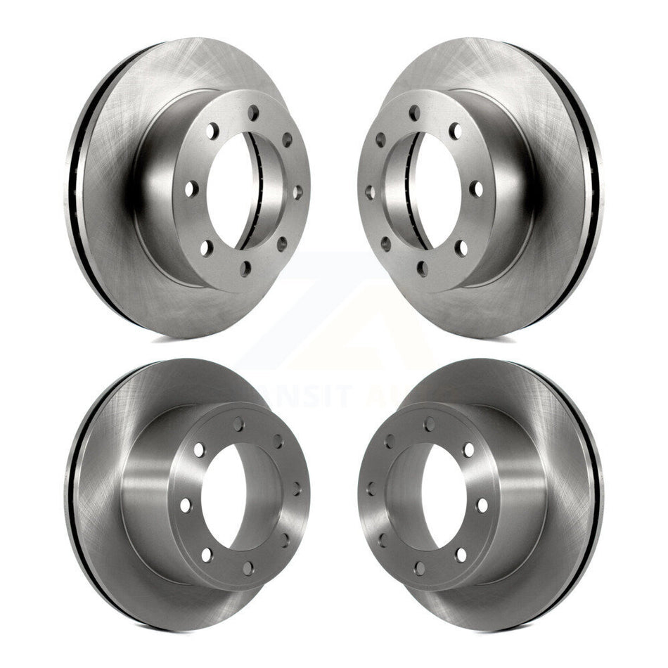 Front Rear Disc Brake Rotors Kit For Ford F-250 Super Duty F-350 K8-101115