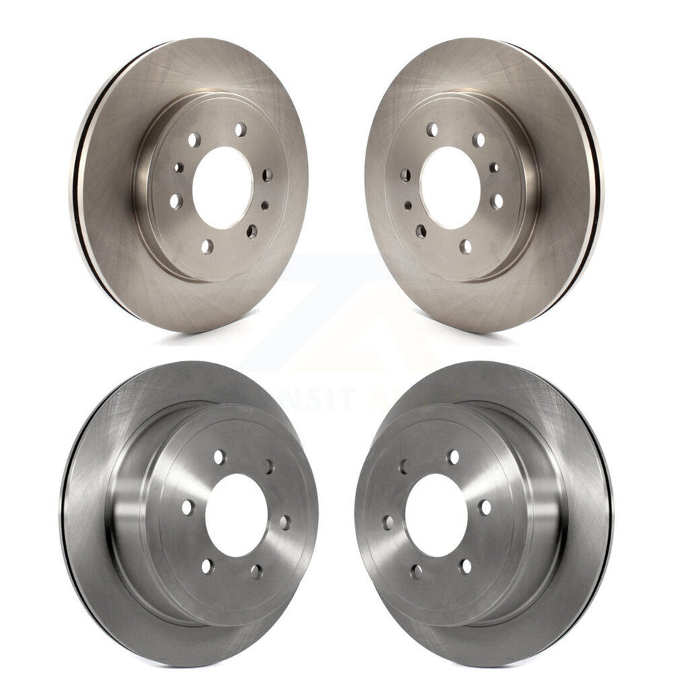 Front Rear Disc Brake Rotors Kit For 2009 Ford F-150 With 6 Lug Wheels K8-101137