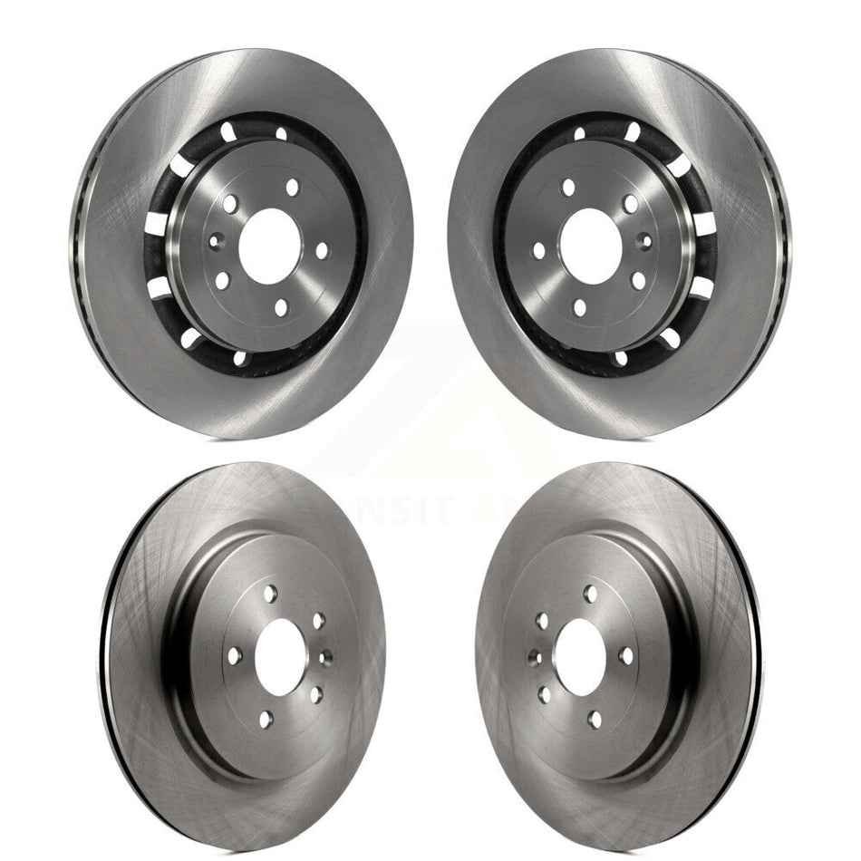 Front Rear Disc Brake Rotors Kit For Ford Explorer Taurus Flex Police Interceptor Utility Sedan Lincoln MKS MKT Special Service K8-101147