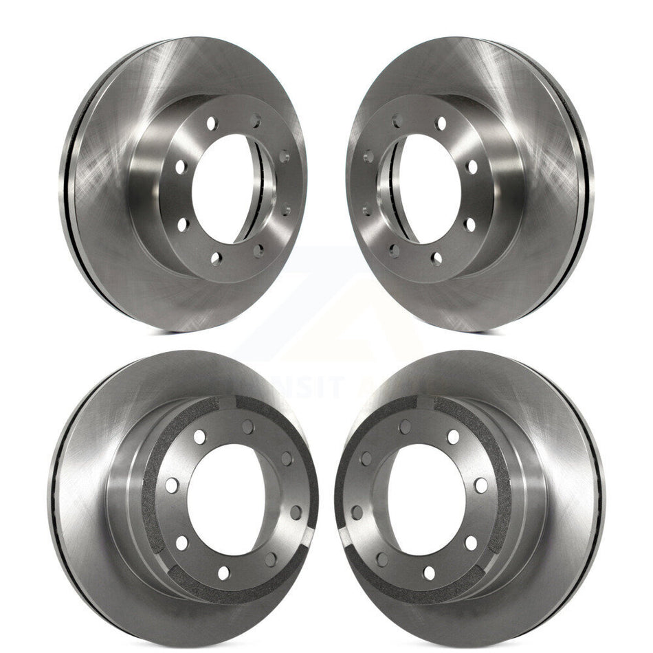 Front Rear Disc Brake Rotors Kit For Ford F-250 Super Duty F-350 4WD K8-101151