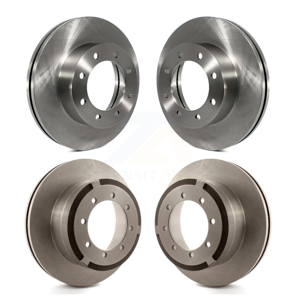 Front Rear Disc Brake Rotors Kit For Ford F-250 Super Duty F-350 F-450 K8-101152