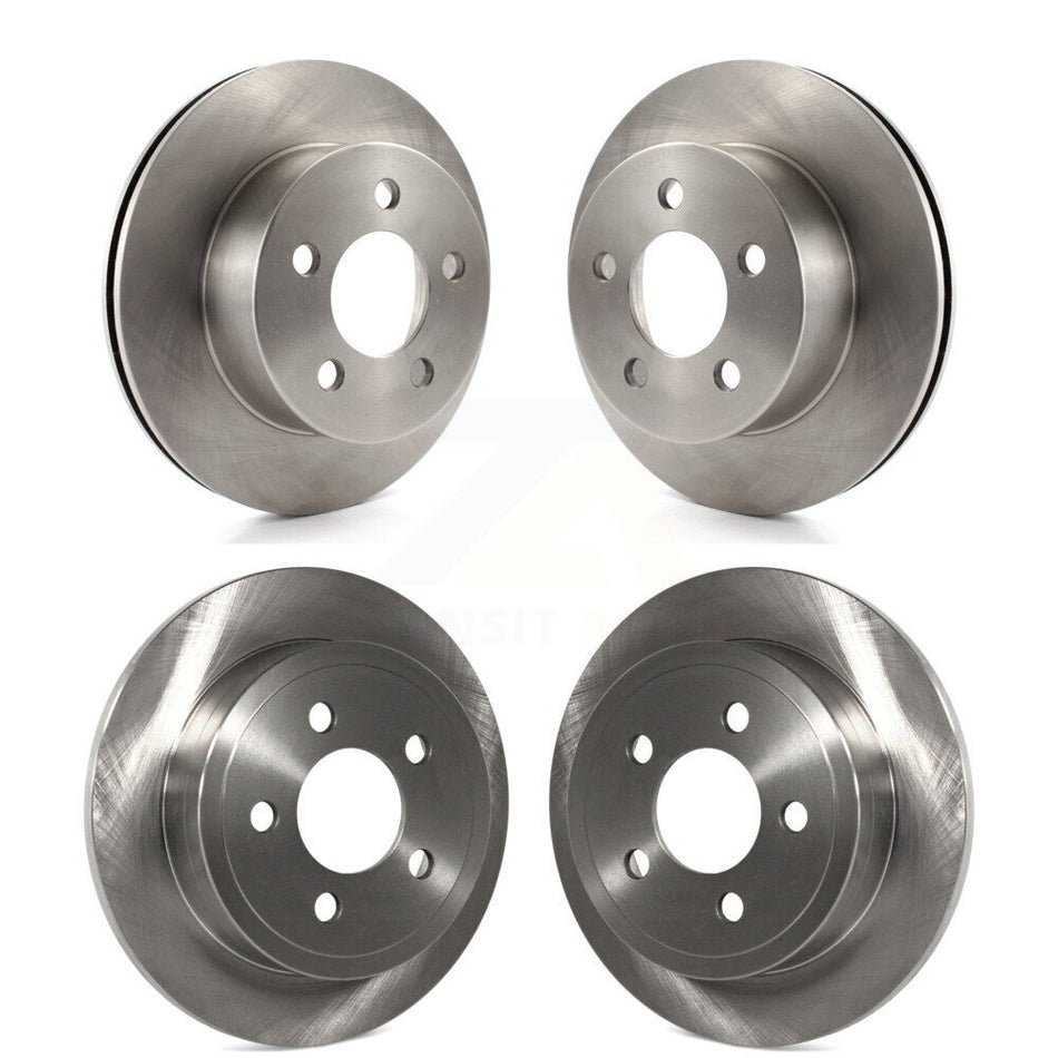 Front Rear Disc Brake Rotors Kit For 2003-2006 Jeep Wrangler TJ rear brakes K8-101176