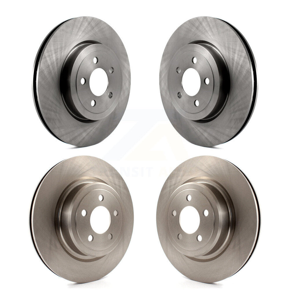 Front Rear Disc Brake Rotors Kit For Dodge Charger With Police Package K8-101193