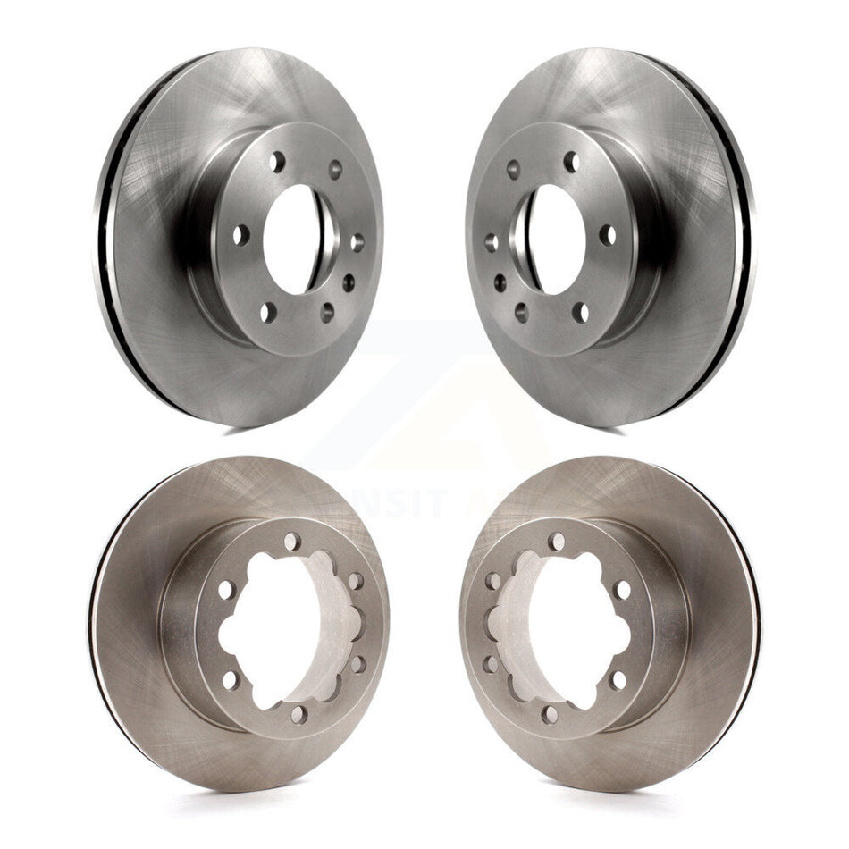 Front Rear Disc Brake Rotors Kit For Sprinter 3500 Mercedes-Benz Freightliner Dodge 2500 4500 3500XD K8-101204