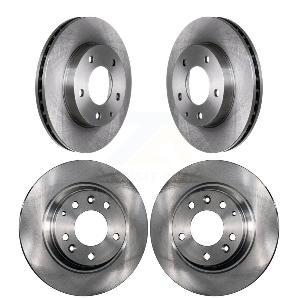 Front Rear Disc Brake Rotors Kit For Mazda 626 K8-101247