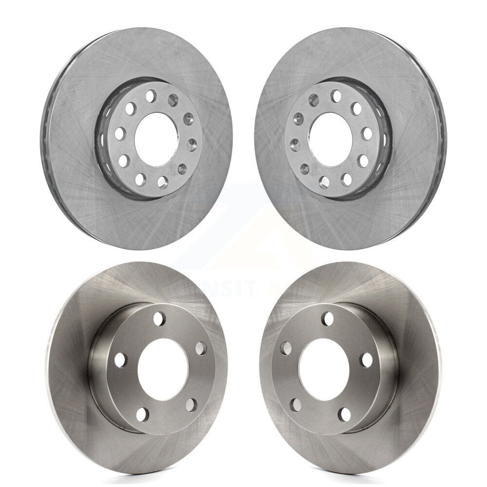 Front Rear Disc Brake Rotors Kit For Volkswagen Passat Audi A4 Quattro K8-101251