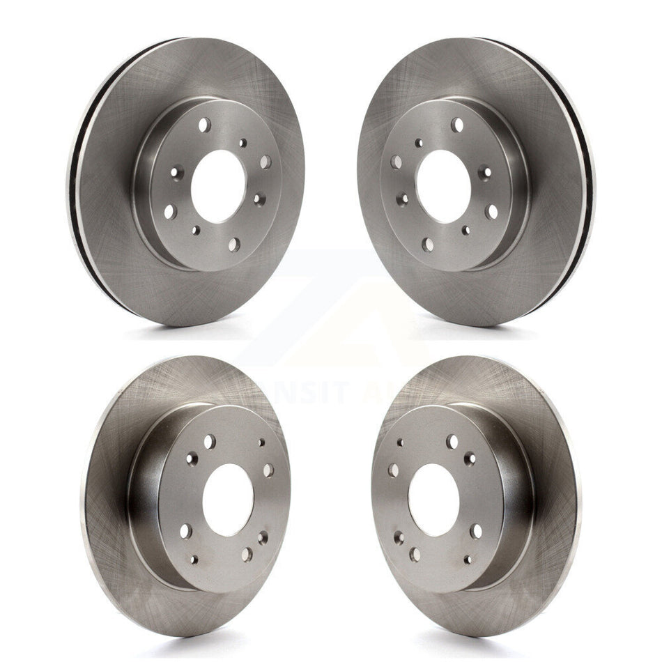 Front Rear Disc Brake Rotors Kit For Honda Accord Acura CL 2.3L K8-101267