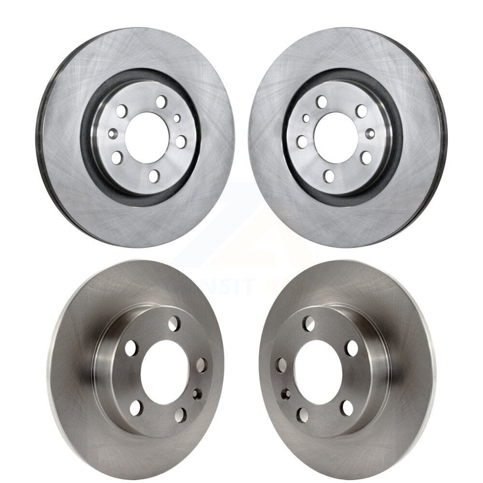 Front Rear Disc Brake Rotors Kit For Volkswagen Beetle Jetta Golf City K8-101277