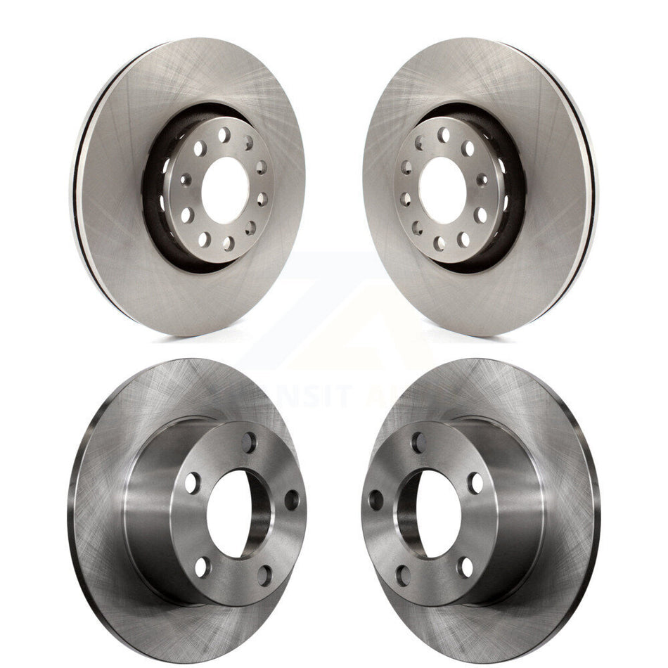 Front Rear Disc Brake Rotors Kit For 2000-2004 Audi A6 With 312mm Diameter Rotor K8-101303