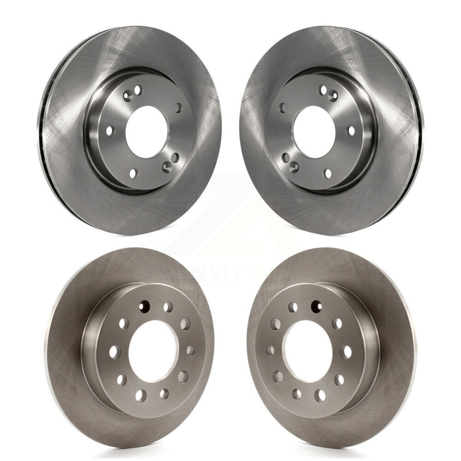 Front Rear Disc Brake Rotors Kit For Hyundai Tiburon K8-101331