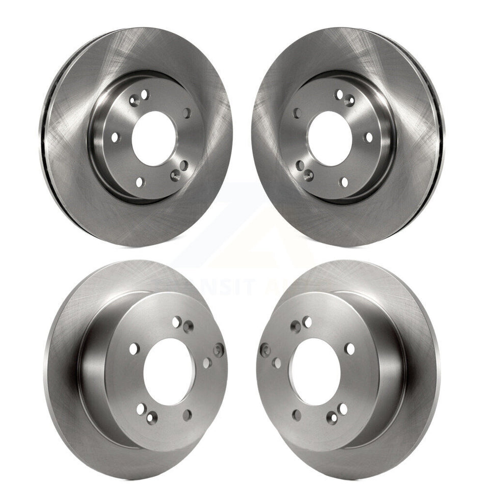Front Rear Disc Brake Rotors Kit For Hyundai Sonata Kia Sportage Tucson Optima Magentis K8-101333