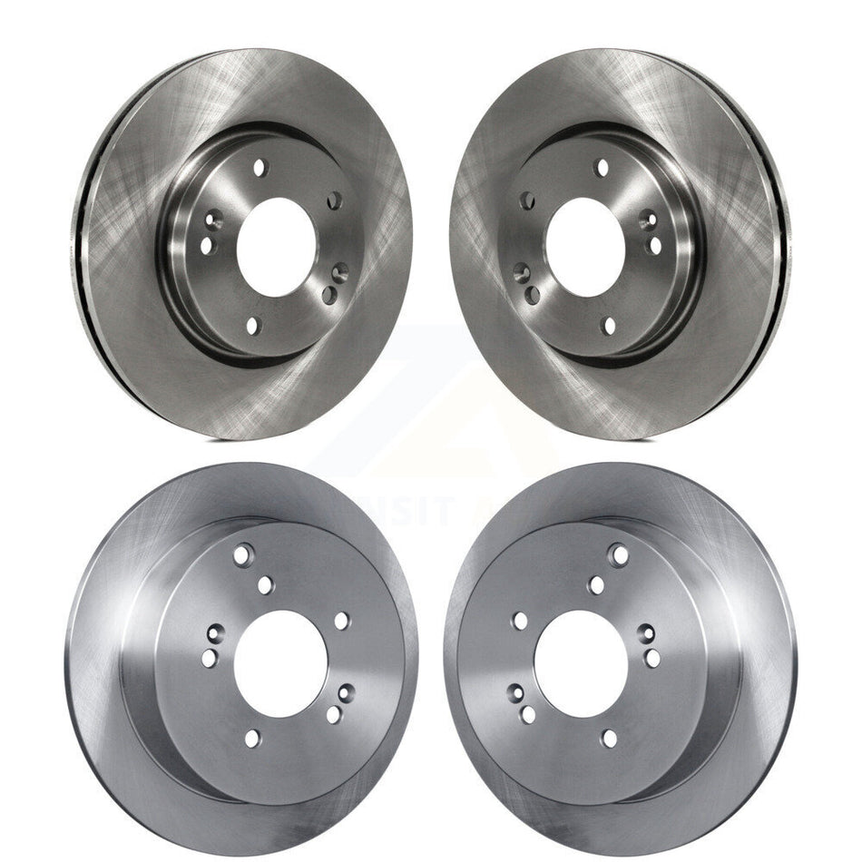 Front Rear Disc Brake Rotors Kit For 2001-2006 Hyundai Santa Fe With 276mm Diameter Rotor K8-101338