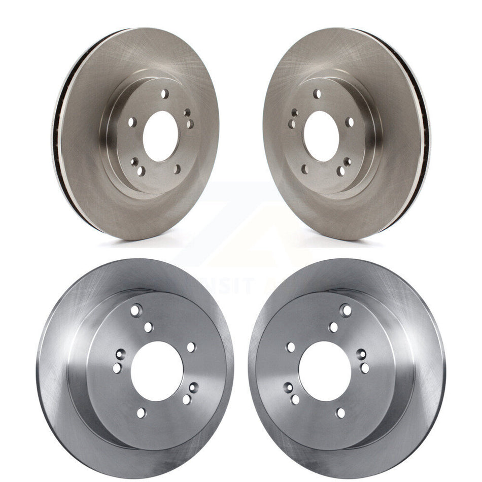 Front Rear Disc Brake Rotors Kit For 2001-2006 Hyundai Santa Fe With 294mm Diameter Rotor K8-101339